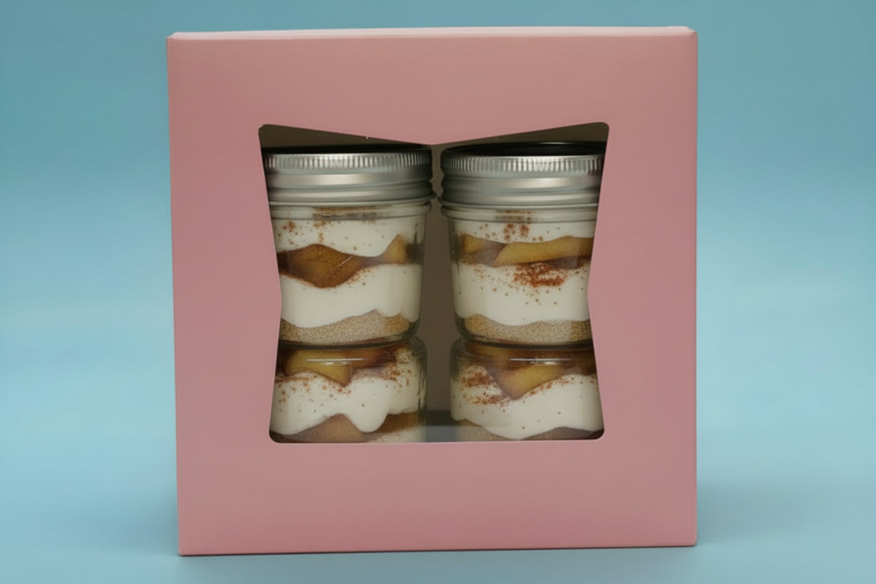 Apple Cinnamon Crunch Cakes in a Jar 4-Pack