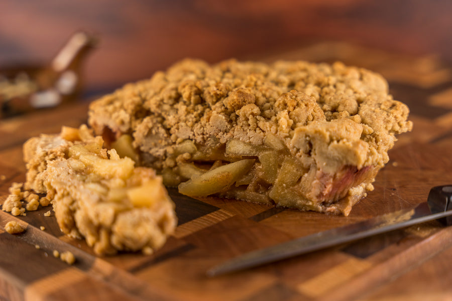 Apple Cranberry Crumble