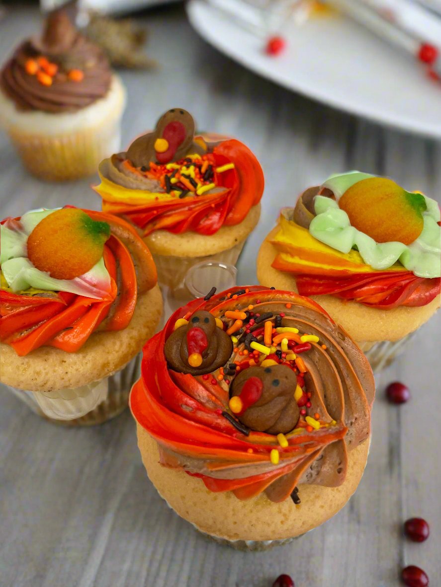 Thanksgiving Cupcakes 4-Pack