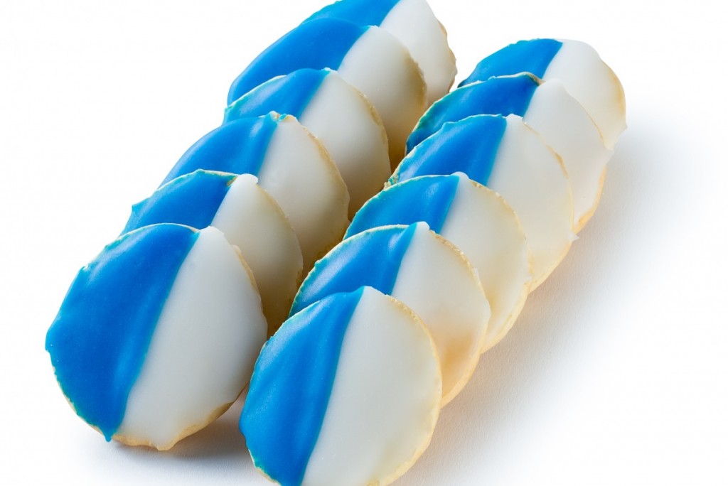 Mini Blue & White cookie