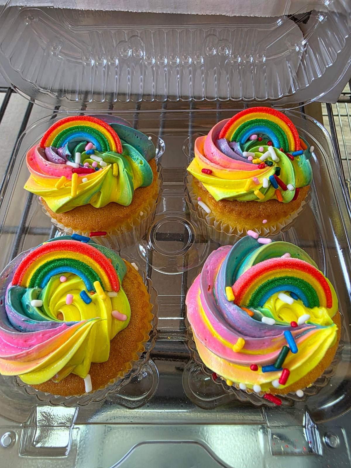Rainbow Sprinkle cupcake