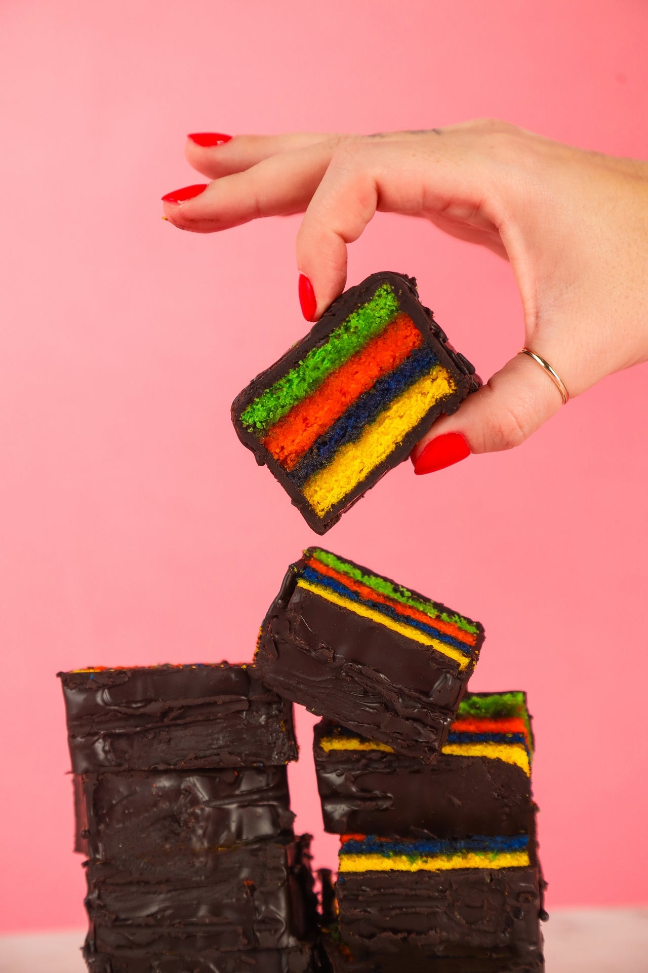 Rainbow Cookies