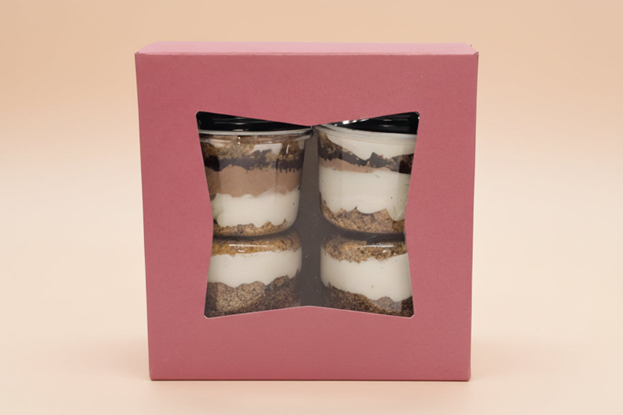 Chocolate Chip Cookie Cakes in a Jar 4-Pack