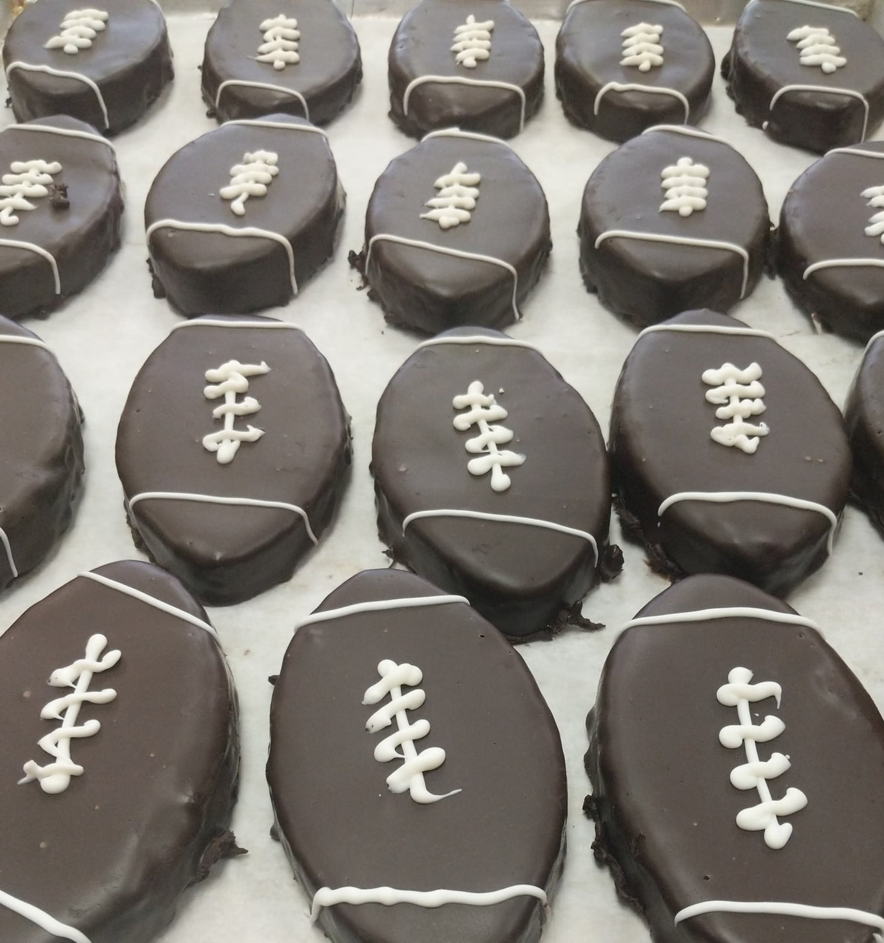 Football Brownies 4 Pack