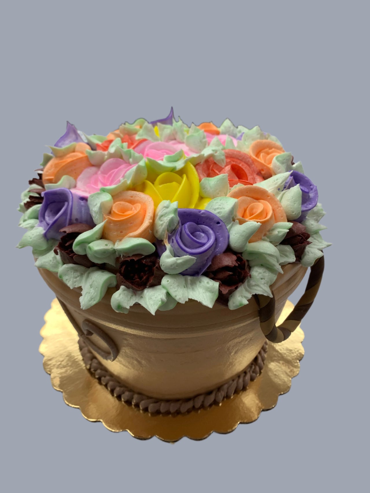 Mother's Day Flower Pot Cake