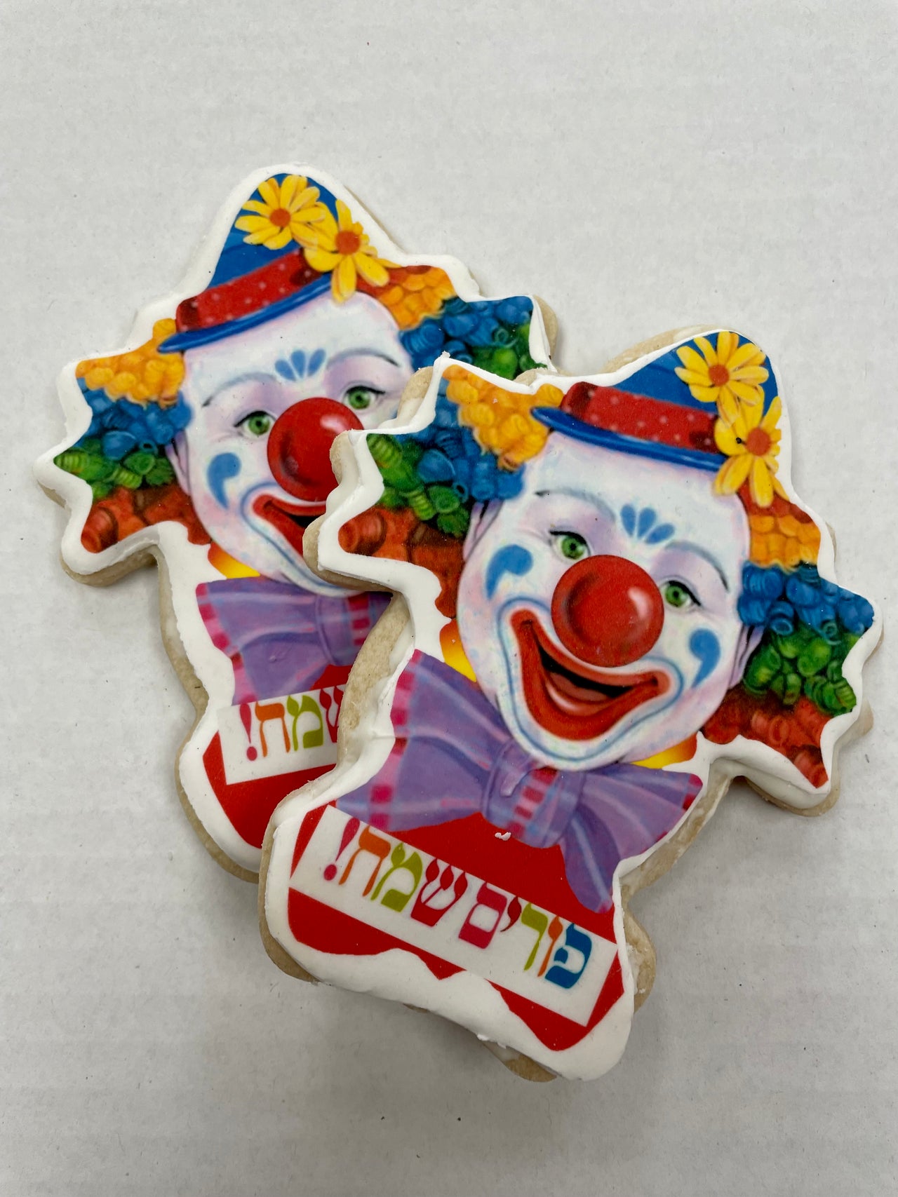 Purim Clown Cookies