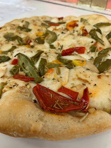 Focaccia  with Peppers & Onions