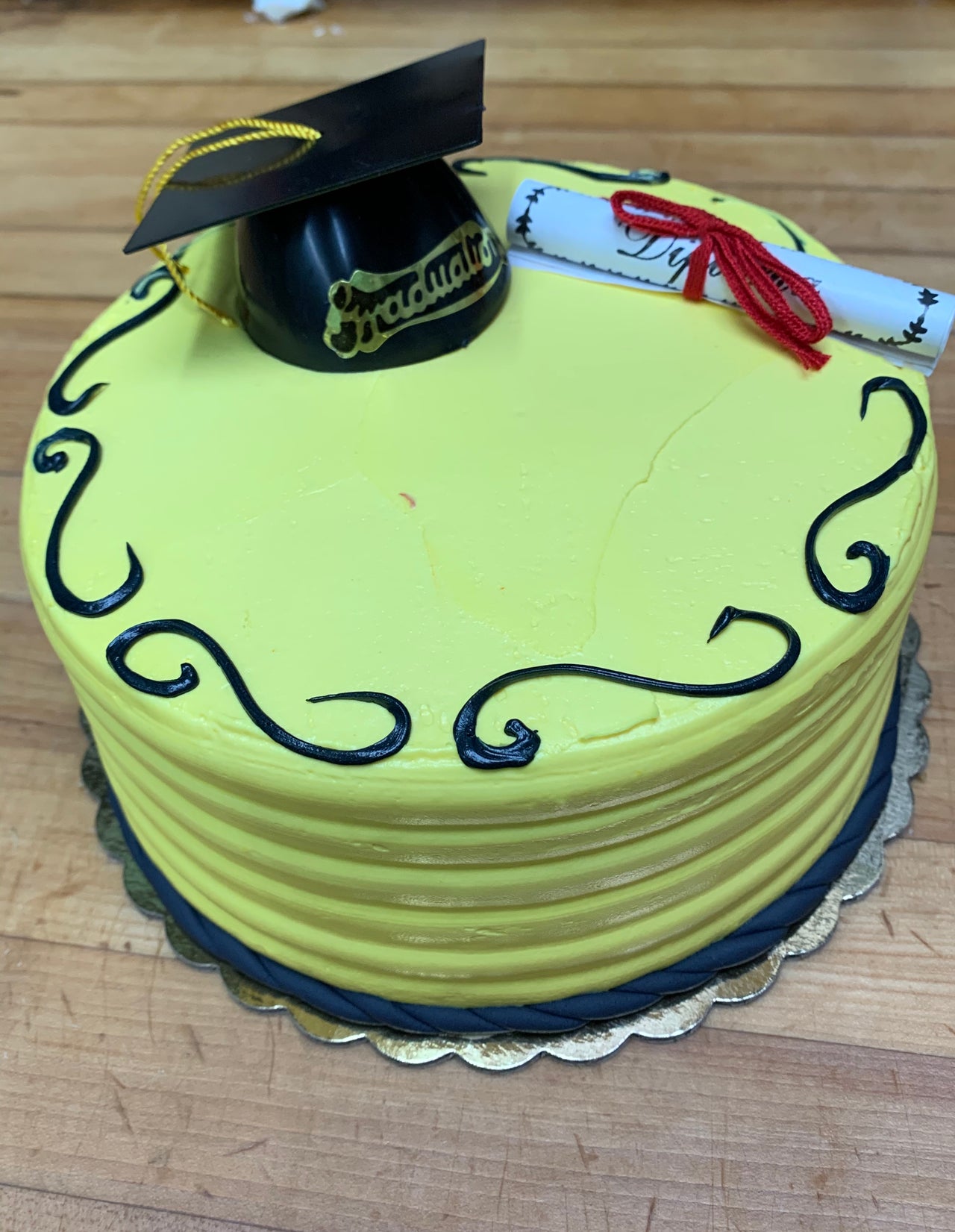 Graduation Cake Round