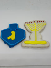 Load image into Gallery viewer, Large Chanukah Cookies 2 - Pack
