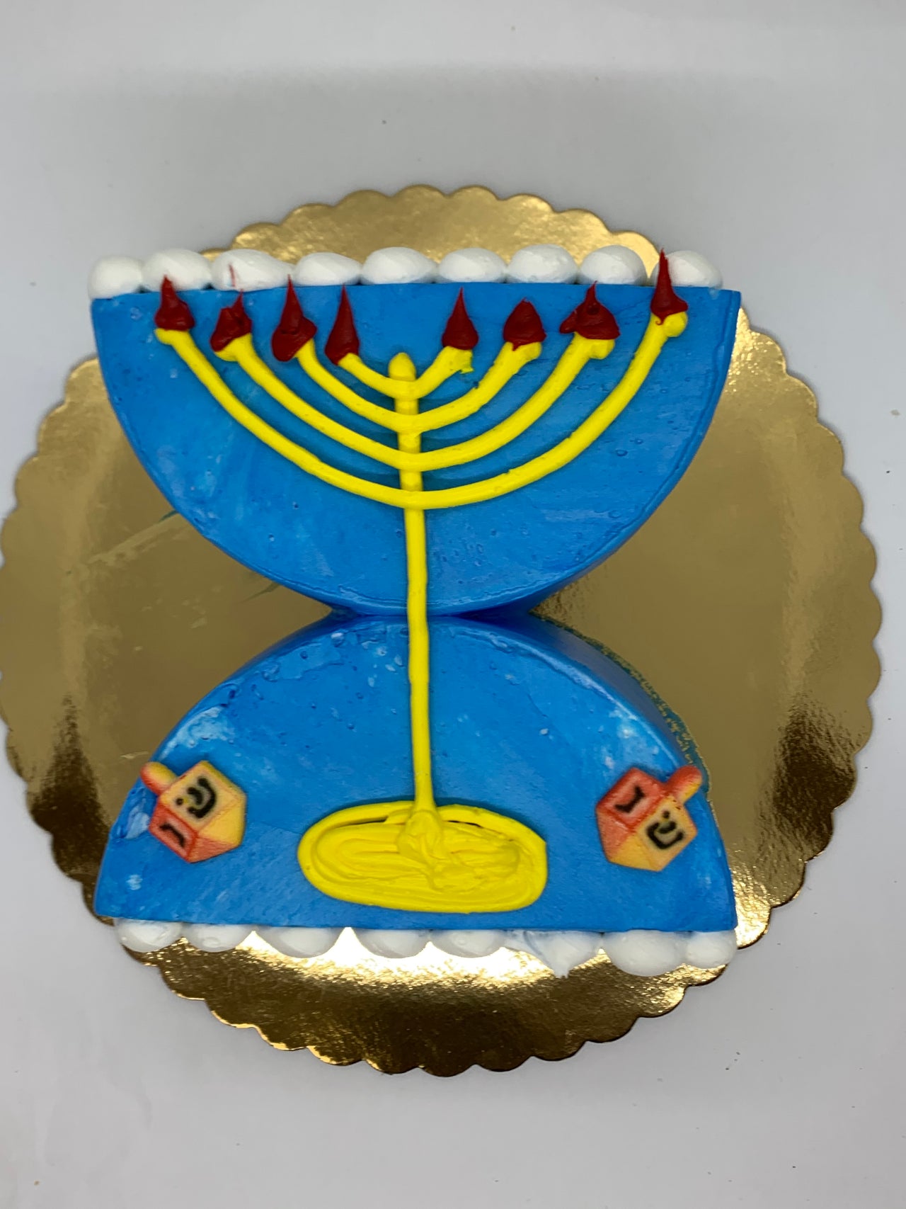 Menorah Cake