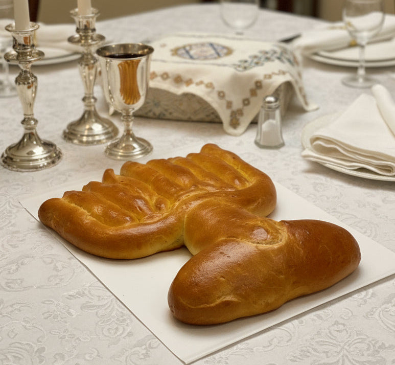 Menorah Challah
