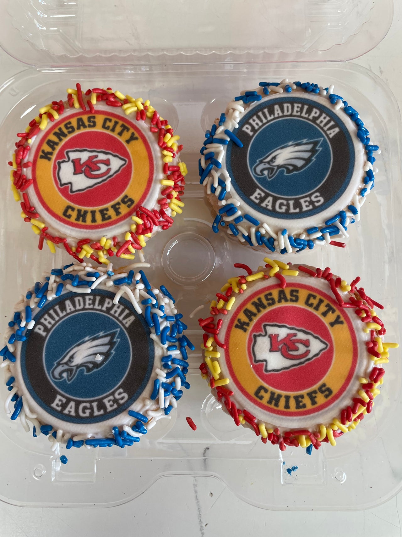 Team Logo Cupcakes 4 Pack